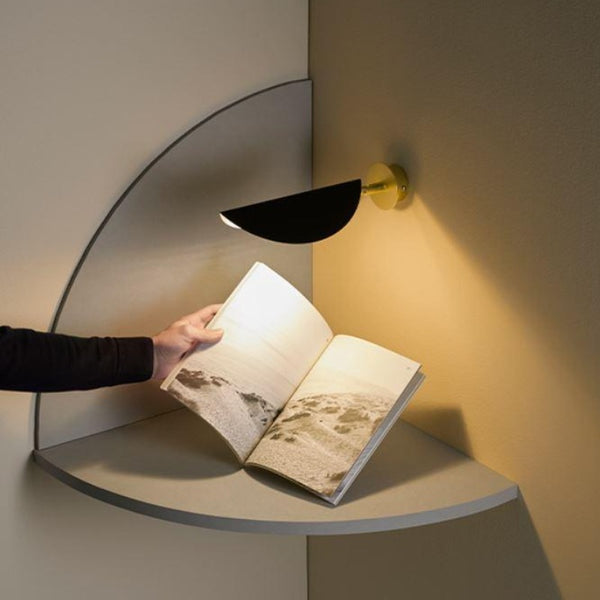 Minimalist Folded Shade Wall Light