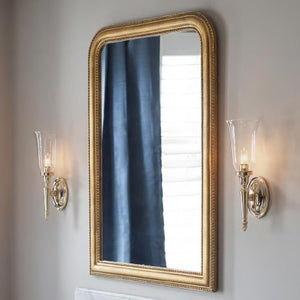 Hamptons Brass Bathroom Wall Light-Wall Lights-ELSTEAD (Lightco)-Lighting Collective