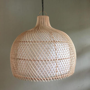 Natural Rattan Weave Pendant Light