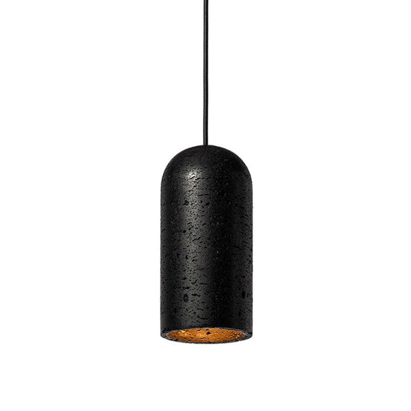 Lava Stone Organic Elongated Dome Pendant | Buzao