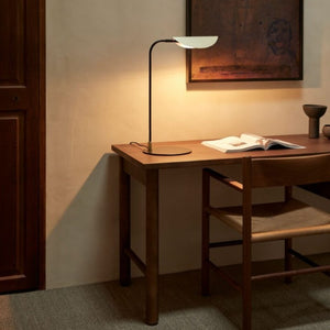 Minimalist Folded Brass Shade Table Lamp