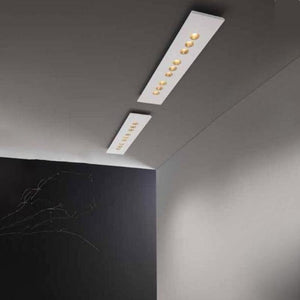 Minimalist Rectangular Flush Mount Ceiling Light-Ceiling Lights-ICONE LUCE (Studio Italia)-Lighting Collective