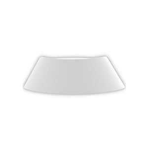 Modern Curved White Exterior Wall Light White