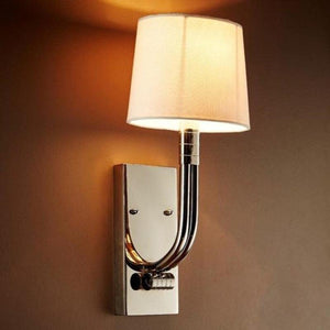 Modern Manhattan Style Wall Lamp | Chrome-Wall Lights-Emac & Lawton-Lighting Collective