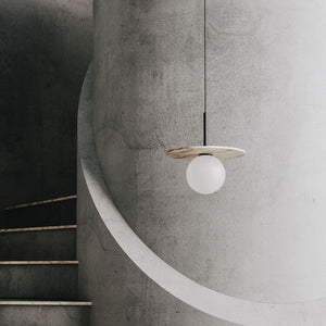 Minimalist Orb Disc Pendant | Lighting Collective