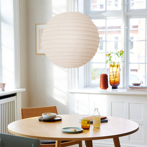 Paper Lantern Pendant Shade in the living room