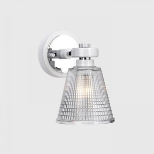 Prismatic Glass Wall Light | Polished Chrome | Lighting Collective