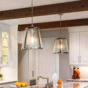 Contemporary Seeded Glass Pendant Light | Assorted Sizes-Pendants-ELSTEAD (Lightco)-Lighting Collective