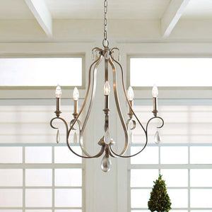 Lustrous Traditional Chandelier | Assorted Sizes-Chandeliers-ELSTEAD (Lightco)-Lighting Collective