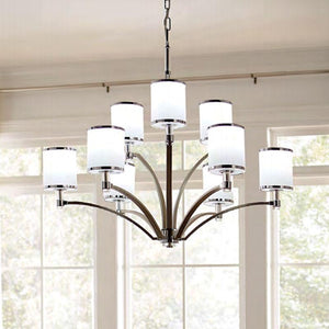 Sleek Contemporary Chandelier | Assorted Sizes-Chandeliers-ELSTEAD (Lightco)-Lighting Collective