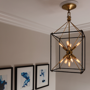 Framed Starburst Pendant Light | Lighting Collective