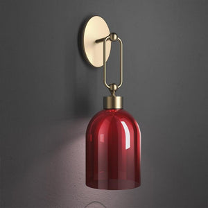 Italian Smoked Glass Wall Light | Lighting Collective 