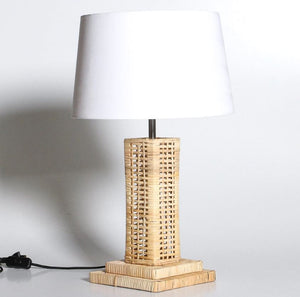 Wicker Base Table Lamp