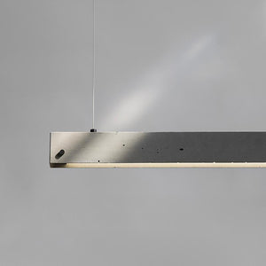 Concrete Linear Pendant Light