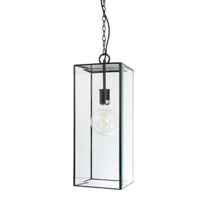 Hamptons Glass Boxed Pendant Light