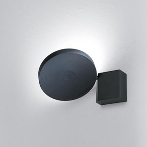 Contemporary Adjustable Rounded Wall Lamp | Black | Lighting Collective