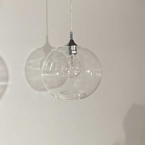 Clear Spherical Pendant Light