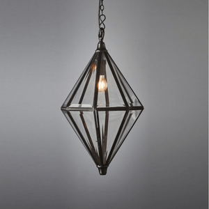 Hamptons Glass Pyramid Pendant Light