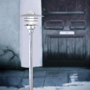 Galvanised Steel Designer Bollard-Bollard-Nordlux (Form)-Lighting Collective