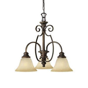 Traditional Antique Brass Chandelier | Assorted Sizes-Chandeliers-ELSTEAD (Lightco)-Lighting Collective