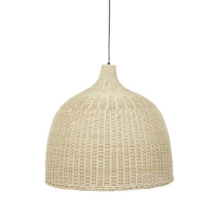 Coastal Handwoven Rattan Pendant