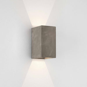 Concrete Cubic Modern Industrial Twin Wall Light 