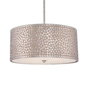 Old Silver Confetti Pendant | Assorted Sizes-Pendants-ELSTEAD (Lightco)-Lighting Collective