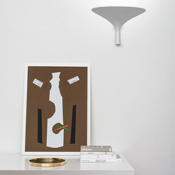 Curved Modern White Wall Light
