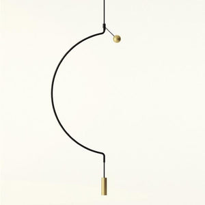 Contemporary Sculptural Single Pendant Light